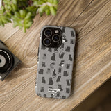 Black Cat-Phone Case-Printify-Movvy