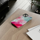 Aquaberry Brushstrokes-Phone Case-Printify-Movvy