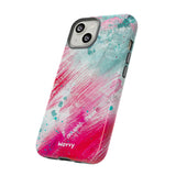 Aquaberry Brushstrokes-Phone Case-Printify-Movvy