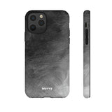 Grayscale Brushstrokes-Phone Case-Printify-iPhone 11 Pro-Matte-Movvy