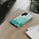 Aquamarine Watercolor-Phone Case-Printify-Movvy