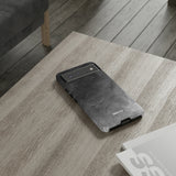 Grayscale Brushstrokes-Phone Case-Printify-Movvy