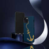 Gold Chained Anchor-Phone Case-Printify-Movvy