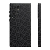 Onyx Leopard-Phone Case-Printify-Samsung Galaxy S22 Ultra-Matte-Movvy