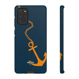 Orange Chained Anchor-Phone Case-Printify-Samsung Galaxy S20+-Glossy-Movvy