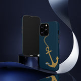Gold Chained Anchor-Phone Case-Printify-Movvy