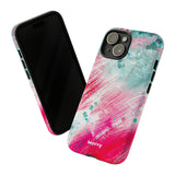 Aquaberry Brushstrokes-Phone Case-Printify-Movvy