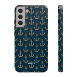 Gold Anchors-Phone Case-Printify-Samsung Galaxy S22 Plus-Matte-Movvy
