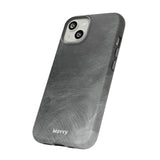 Grayscale Brushstrokes-Phone Case-Printify-Movvy