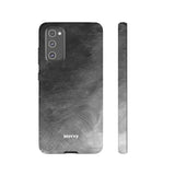 Grayscale Brushstrokes-Phone Case-Printify-Samsung Galaxy S20 FE-Matte-Movvy