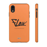 FLOW (Orange)-Phone Case-Printify-iPhone XR-Matte-Movvy