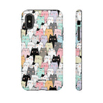 Cat Lady-Phone Case-iPhone X-Glossy-Movvy