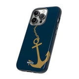 Gold Chained Anchor-Phone Case-Printify-Movvy