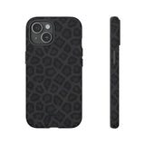 Onyx Leopard-Phone Case-Printify-iPhone 15-Matte-Movvy