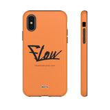 FLOW (Orange)-Phone Case-Printify-iPhone XS-Glossy-Movvy