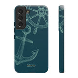 Wheel and Anchor-Phone Case-Printify-Samsung Galaxy S22-Matte-Movvy