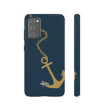 Gold Chained Anchor-Phone Case-Printify-Samsung Galaxy S20 FE-Glossy-Movvy