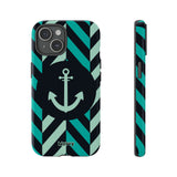 Herringbone-Phone Case-Printify-iPhone 15-Glossy-Movvy