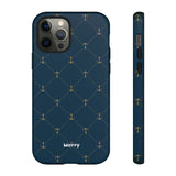 Anchor Quilt-Phone Case-Printify-iPhone 12 Pro-Glossy-Movvy