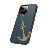 Gold Chained Anchor-Phone Case-Printify-Movvy