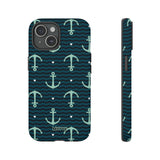Anchor Hearts-Phone Case-Printify-iPhone 15-Matte-Movvy