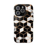 Cubed-Phone Case-Printify-iPhone 16 Pro-Glossy-Movvy