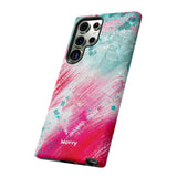 Aquaberry Brushstrokes-Phone Case-Printify-Movvy