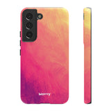Sunset Brushstrokes-Phone Case-Printify-Samsung Galaxy S22-Matte-Movvy