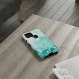 Aquamarine Watercolor-Phone Case-Printify-Movvy
