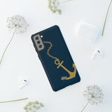 Gold Chained Anchor-Phone Case-Printify-Movvy
