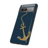 Gold Chained Anchor-Phone Case-Printify-Movvy