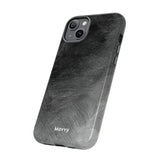Grayscale Brushstrokes-Phone Case-Printify-Movvy