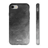 Grayscale Brushstrokes-Phone Case-Printify-iPhone 8-Matte-Movvy