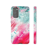 Aquaberry Brushstrokes-Phone Case-Printify-Samsung Galaxy S20 FE-Matte-Movvy