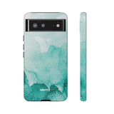 Aquamarine Watercolor-Phone Case-Printify-Google Pixel 6-Glossy-Movvy