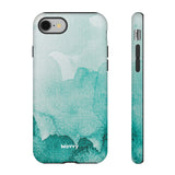 Aquamarine Watercolor-Phone Case-iPhone 8-Matte-Movvy