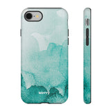 Aquamarine Watercolor-Phone Case-Printify-iPhone 8-Matte-Movvy