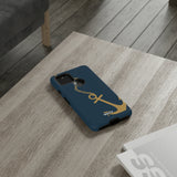 Gold Chained Anchor-Phone Case-Printify-Movvy