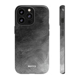 Grayscale Brushstrokes-Phone Case-Printify-iPhone 13 Pro-Glossy-Movvy