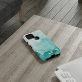 Aquamarine Watercolor-Phone Case-Printify-Movvy