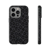 Onyx Leopard-Phone Case-Printify-iPhone 14 Pro-Glossy-Movvy