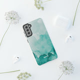 Aquamarine Watercolor-Phone Case-Printify-Movvy