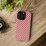 Gingham-Phone Case-Printify-Movvy