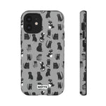 Black Cat-Phone Case-iPhone 12 Mini-Matte-Movvy