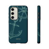 Wheel and Anchor-Phone Case-Printify-Samsung Galaxy S23-Glossy-Movvy