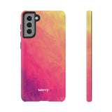 Sunset Brushstrokes-Phone Case-Printify-Samsung Galaxy S21 Plus-Matte-Movvy