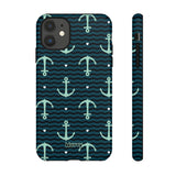 Anchor Hearts-Phone Case-Printify-iPhone 11-Glossy-Movvy