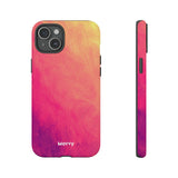 Sunset Brushstrokes-Phone Case-Printify-iPhone 15 Plus-Matte-Movvy