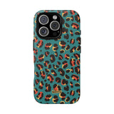 Turquoise Leopard-Phone Case-Printify-iPhone 16 Pro-Matte-Movvy
