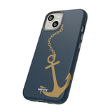Gold Chained Anchor-Phone Case-Printify-Movvy